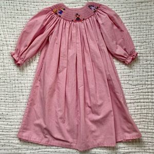 Silly Goose Halloween Smocked Bishop Dress